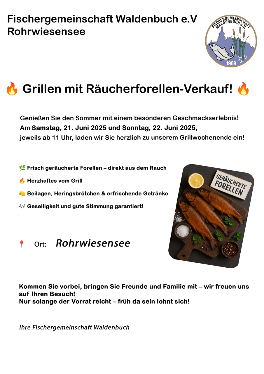 Plakat Grillwochenende