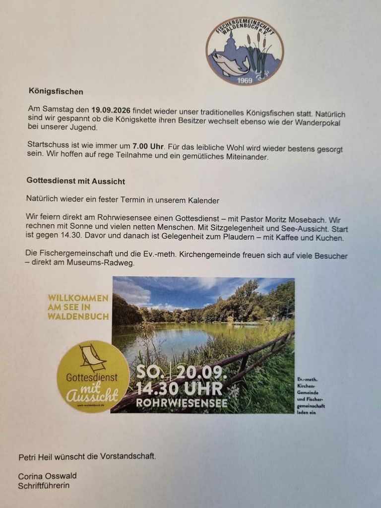 Plakat Koenigsfischen2026