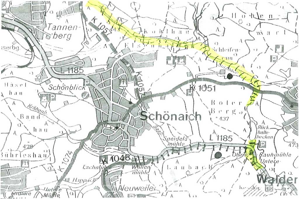 Bild Landkarte Sulzbach
